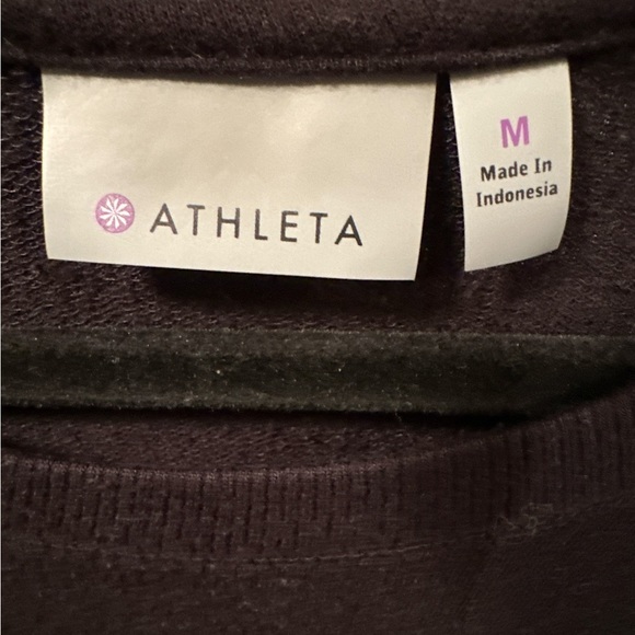 Athleta Light Sweater in Black Sz Med Very Good - Picture 3 of 3